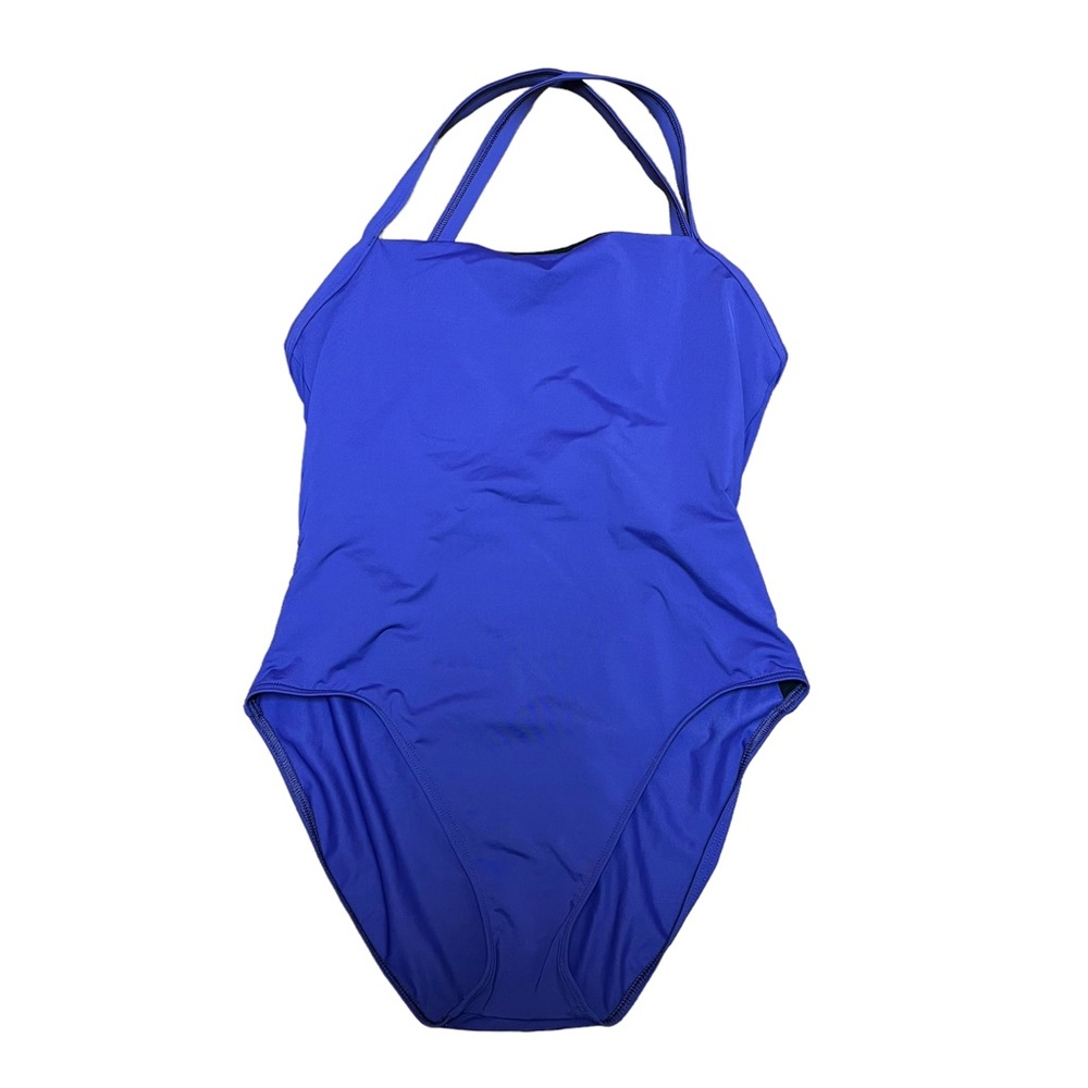Calvin Klein Swimwear One Piece Swimsuit Racerback Size 12 Purple